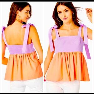 LILLY PULITZER Anlee Top size 12 Brand New